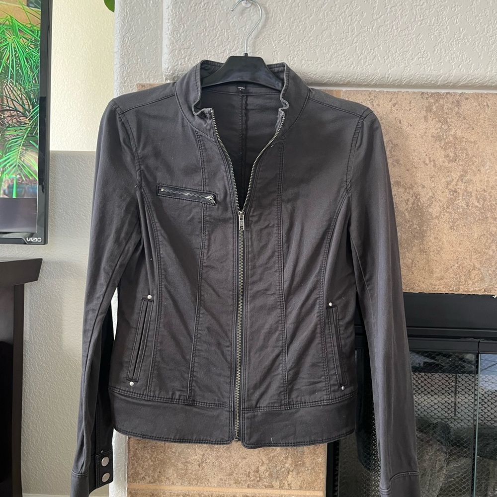 Express Charcoal Utility Jacket
